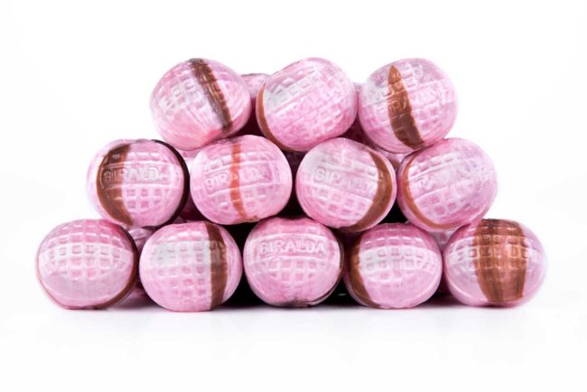 Caramelos bola rosa La Giralda