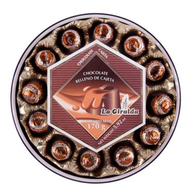 Chocolates en Estuche Redondo Cajeta La Giralda